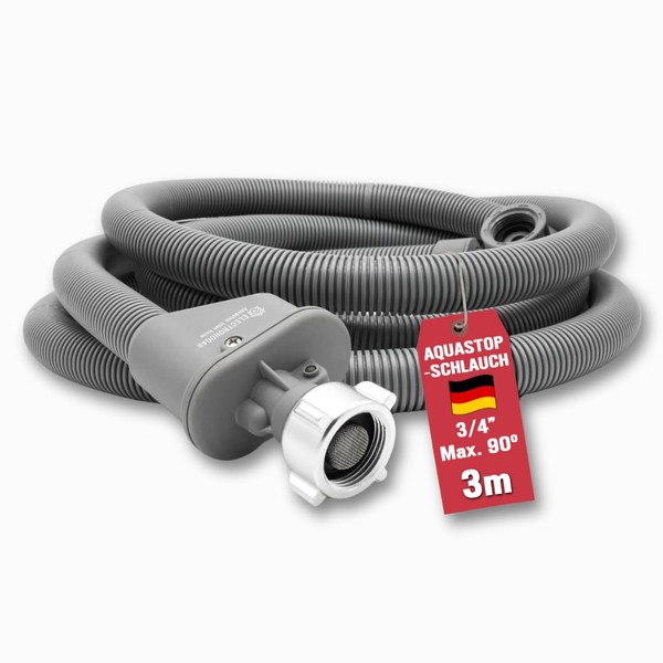 ELECTROHOGAR Aquastop Hose Washing Machine and Dishwasher, 3 m, Inlet