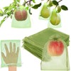 100 Pcs Fruit Protection Bags, 6''×8'' Fruit Netting Bags for
