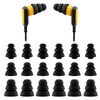 NANLANFAN Replacement Triple Flange Ear Tips for Dewalt Headphones, Compatible with Dewalt Heavy Duty/Heavy Duty 2-in-1 Bluetooth Neckband Headphones, Soft Silicone Ear Tips, 9 Pairs (S/M/L)
