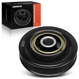 A-Premium Engine Harmonic Balancer Crankshaft Pulley Compatible with Ford Escape 2013-2019, Fusion 2013-2020, Transit Connect 2014-2016, 1.5L 1.6L, Replace# BM5G6B319BC