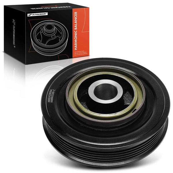 A-Premium Engine Harmonic Balancer Crankshaft Pulley Compatible with Ford Escape