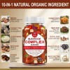 MENXI Mushroom Extract Complex Gummies Lions Mane Chaga Reishi Focus