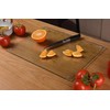 Phore Tempered Glass Cutting Board for Kitchen, Dishwasher Safe, Clear