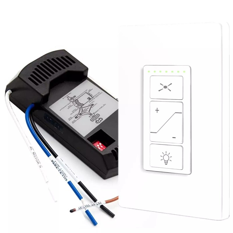 53T Ceiling Fan Wall Remote Control 4DIP Switch for Harbor