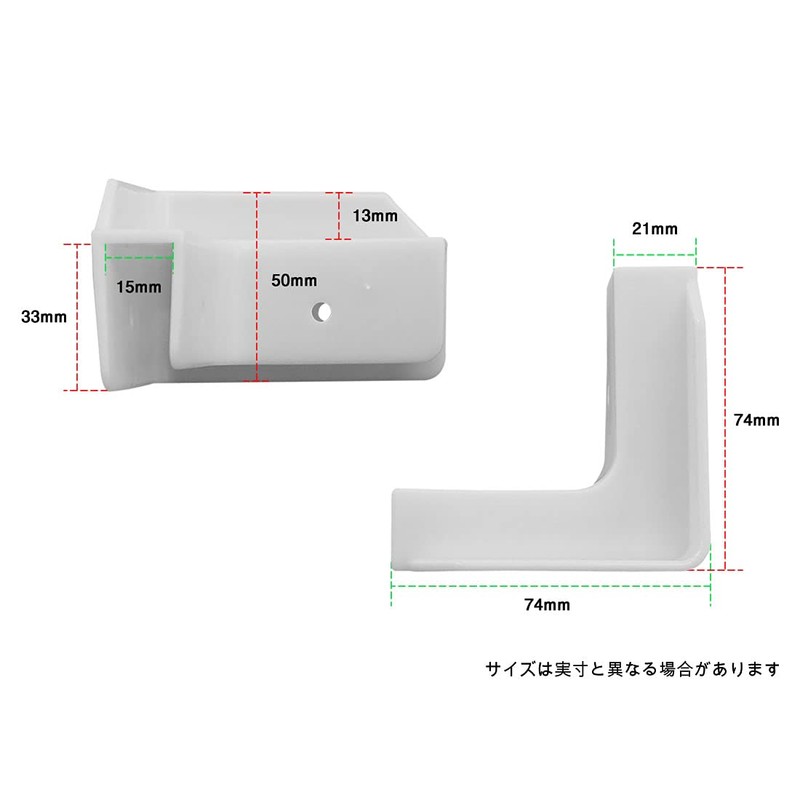 [DIY/self-work] Ribbed corner parts set for pradan case (1 case
