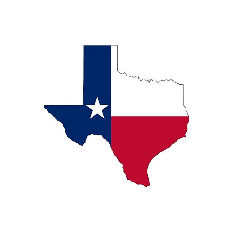 Rogue River Tactical Texas Flag Sticker Car Decal Bumper Lone