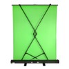 Homegear Streaming/Video Background Green Screen – Pull-Up Backdrop in Case