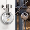 CINCINNO Discus Padlock with Key, 6 Pack Stainless Steel Storage