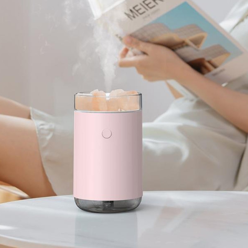 Salt Diffuser Humidifier USB Aroma Diffuser Desktop Humidifier with Colorful