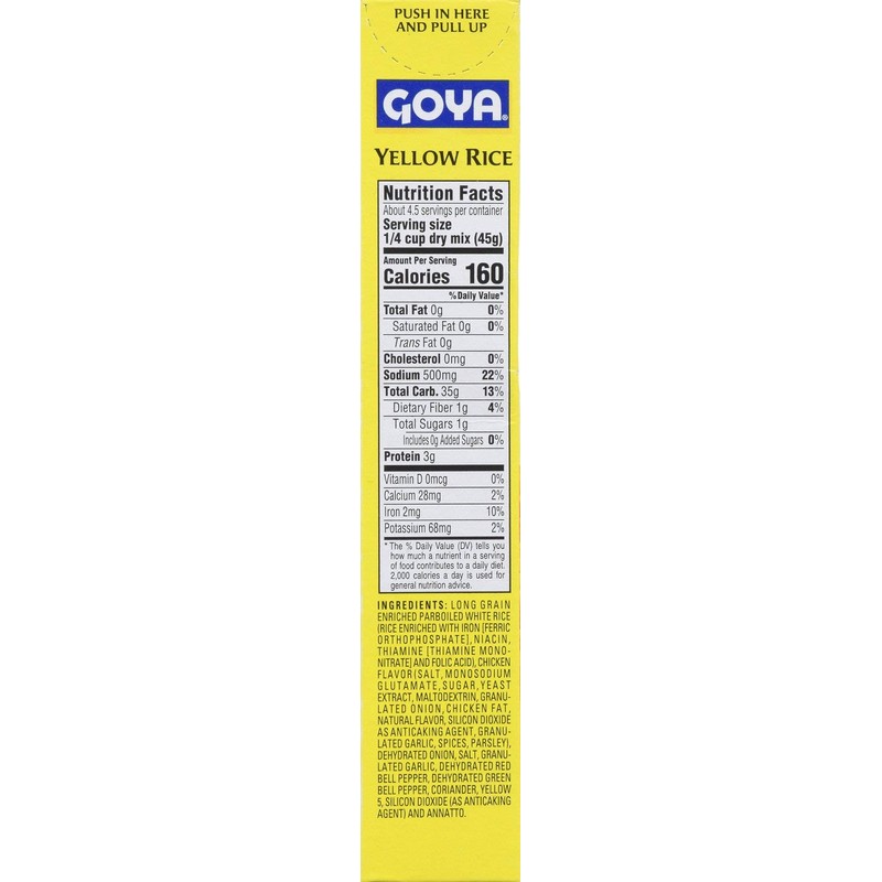 Goya Foods Yellow Rice Mix, Spanish Style, 7oz, 12PK
