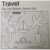 Fiskars ShapeBoss Embossing Stencil Set -Travel - 4013- NEW