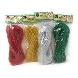 Crafter's Square Christmas Decorative Mesh Tubes, 12-yd. Lengths (Pack of 4)
