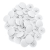 100 x White Push in Plastic POZI Screw Cover CAPS