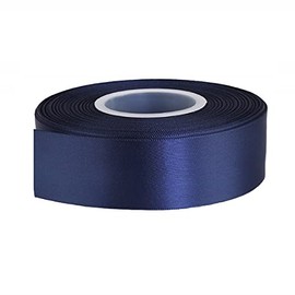 gcs 25 Yards / 23 Meters Of Satin Ribbon 20mm In Multiple Colours Satin Ribbon Tying Gift Ribbon Wedding Trimming Crafts Apron Deco. Many Colours BUY ANY 3 Colours & GET 1 FREE (Navy Blue)