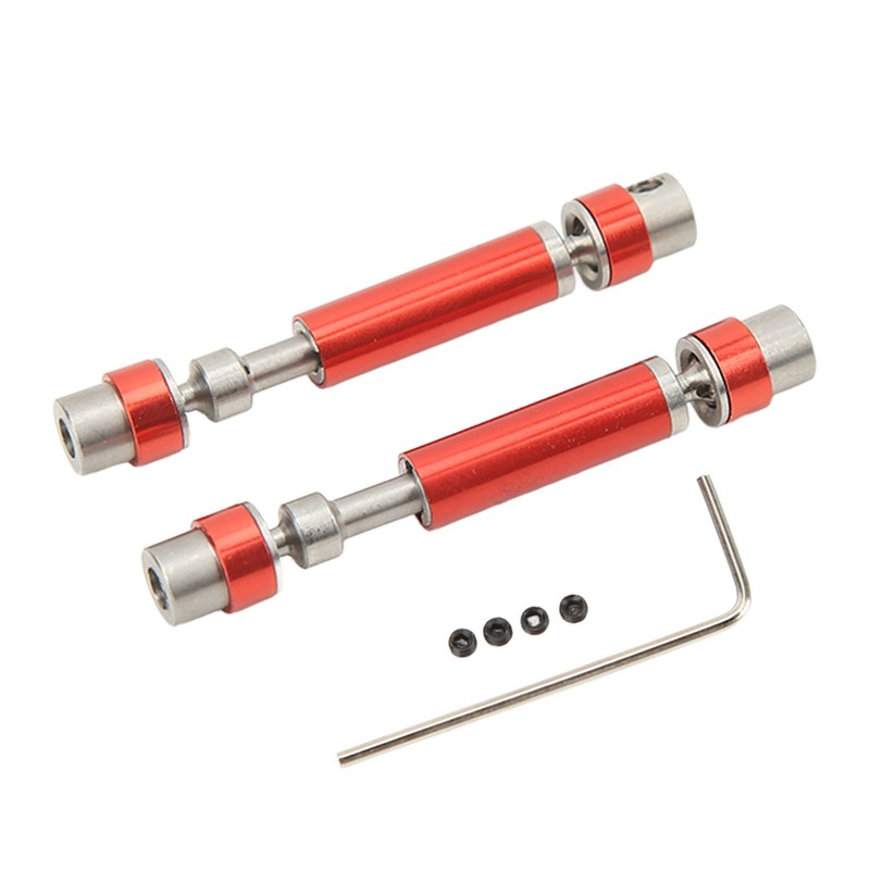 2PCS Front Rear Center Drive Shaft Aluminum Alloy Wear Resistant