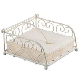 Ambiente Napkin Holder Heart Cream Small Beige for Napkins 25 x 25 cm