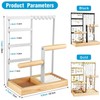 VivoGlow Jewellery Organiser Stand，Earring Holder，Necklace Stand，Ring Holder，Jewellery Stand for Women