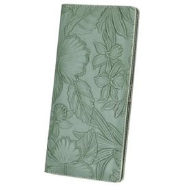 FALAN MULE Leather Women's Wallets, Multi-Function Slim Bifold Zipper Clutch Purse with ID Window, Large Capacity Card Holder with RFID Blocking, Ladies Handbag Button Clutch Bag, Multi Card Holder