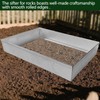 Large Steel Soil Sifter(17.5 x 12.5 inches),Dirt Sifter,Rock Sifter,Compost Sifter