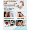 EnerCoppeX Copper Magnetic Ring for Women, Lymphatic Drainage Adjustable Ring,