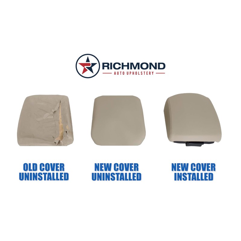 Richmond Auto Upholstery - Center Console Lid Cover Compatible with