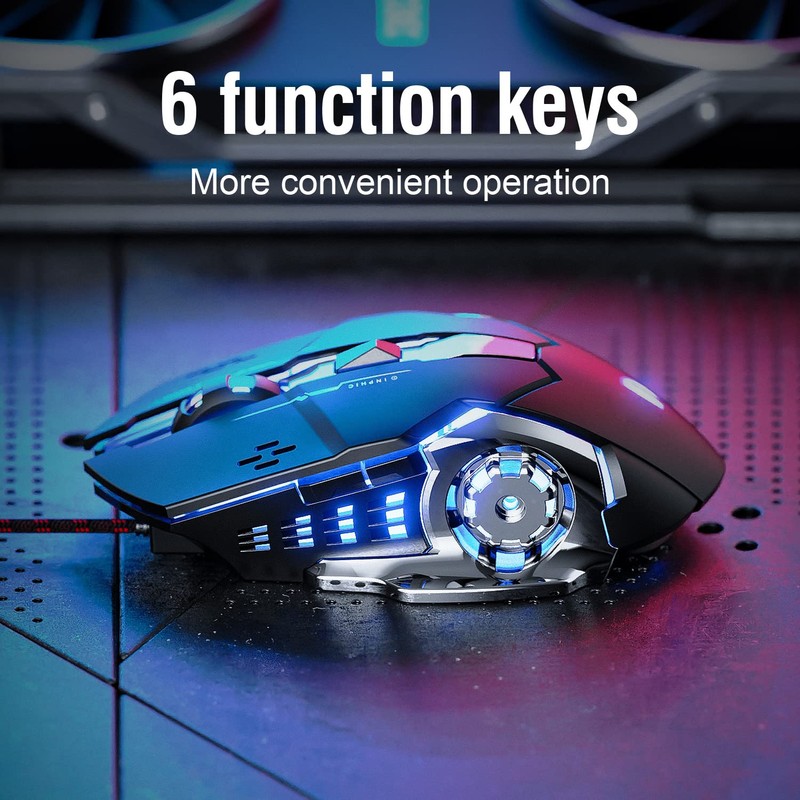 LiBO&HKBO Gaming Mouse Wired, USB Optical Computer Mice with RGB