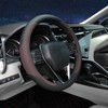 Mihecor Steering Wheel Cover Standard Size Medium 14.5-15 inch, Breathable