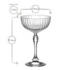 Bormioli Rocco America '20s 7.75 oz. Cocktail Coupe Glass, Clear,