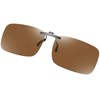 FF FRAZALA Clip-On Polarized Sunglasses, Fixed Type, Ultra Lightweight, UV