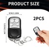 2 Pack Universal 433MHz Garage Door Remote Control Key Fob,