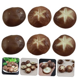 GANAZONO 6pcs Simulated Mushroom Models for Photography Props Realistic Decorative Mushrooms for Boys and Girls Accessories Home Decor and Display Vegetable Stores