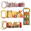6 British Souvenir Magnets London Icons Bottle Opener Magnets England