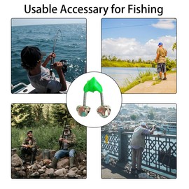 ZYYC 20 Pcs Plastic Fishing Rod Alarm Bell, Fishing Bells,Fishing Rod Bells,Plastic Fishing Bell Clips,Fishing Bells, Bells Fishing, Fishing Bells for Rods Clip, for All Kinds of Sea Rod