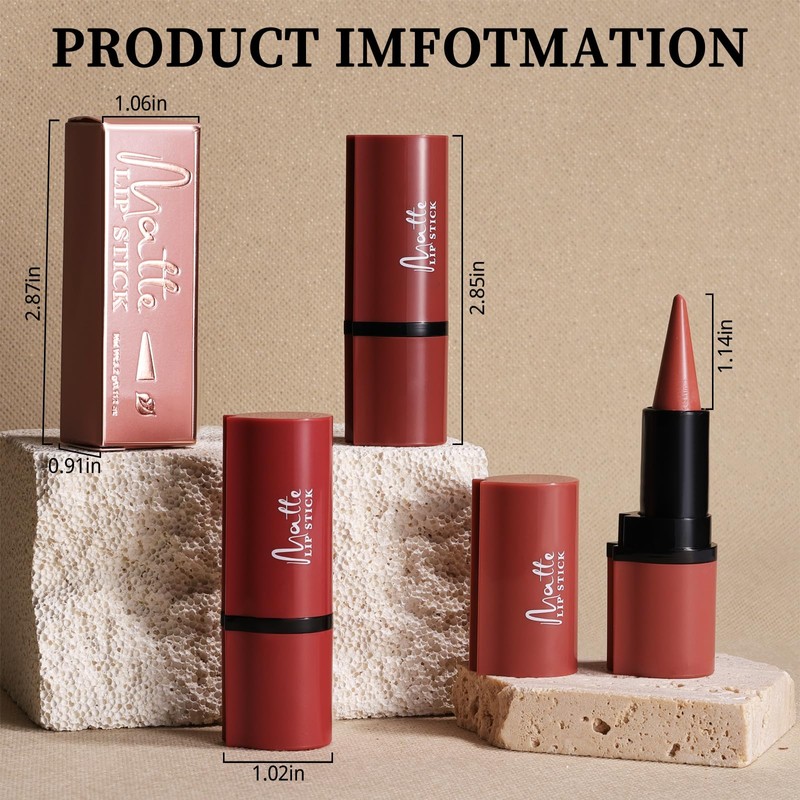 Prreal Matte Lipstick Lip Liner, Gradient Crayon Lip Liner Pencil,