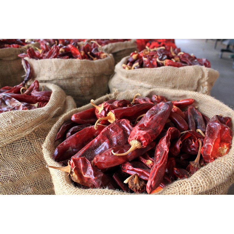 Dried Hatch New Mexico Chile Pepper, Red Chili Pods, 4