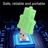 Cartoon U Disk Green Robot Appearance High Speed Bulk Storage