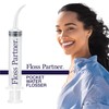 FlossPartner Dental Pick Water Flosser. Smallest Cordless Portable Pocket Size.