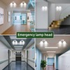 Enjvvs Emergency Remote Head Lighting, Double Head Emergency Light, Adjustable
