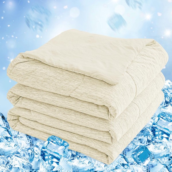 CHOSHOME Cooling Comforter Queen Size, Cooling Blanket with Q-Max 0.45