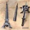 WarTech 10" Eiffel Tower Statue Executive Knife Letter Opener Blade