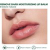 Labios Oscuro,Exfoliante bálsamo Labial para aclarar y aclarar los Labios