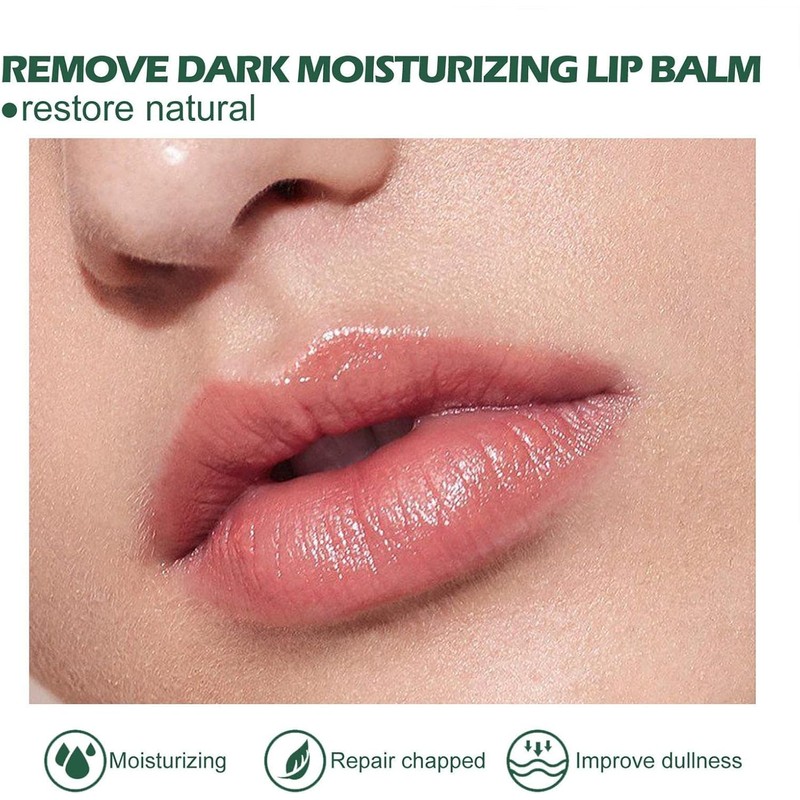 Labios Oscuro,Exfoliante bálsamo Labial para aclarar y aclarar los Labios
