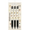 San-X Rilakkuma FriXion Ball Knock, Black, Set of 3, PR14201,