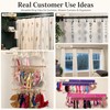 40pcs Rustproof Drapery Matte Stainless Steel Metal Curtain Rings with