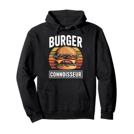 Burger Connoisseur Juicy Cheese Delight Pullover Hoodie