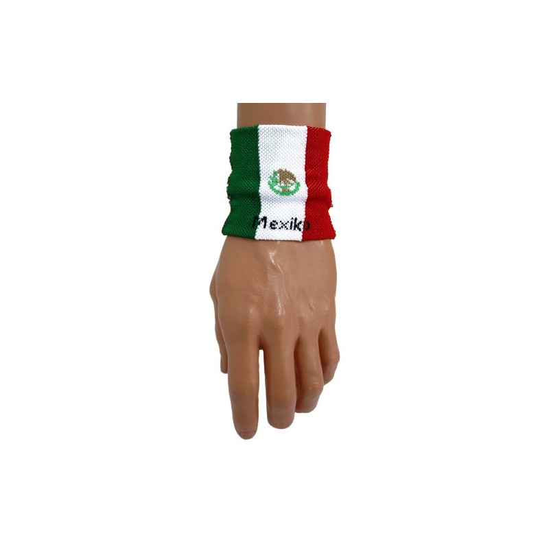 sportfanshop24 Sweatband/wristband/wristband Mexico (Mexico), 1 piece, very good quality