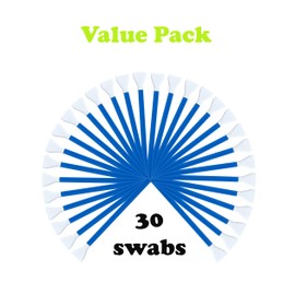 UES APSC-30 Sensor Cleaning Swabs for APS-C Cameras: 30 x Microfibre Swab 16 mm Dust-Free, Individually Vacuum Packed