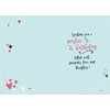 Piccadilly Greetings Modern Birthday Card Daughter - 9 x 6