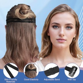 COYUN 3Pcs Face Lifting Tape Facelifting Tape Bänder Face Lifting Band Facelifting Bänder mit Clips Unsichtbare Face Lift Tape für Kinn,Gesicht Nacken und Augen,Face Tape Lifting Gesicht(Doppelgürtel)