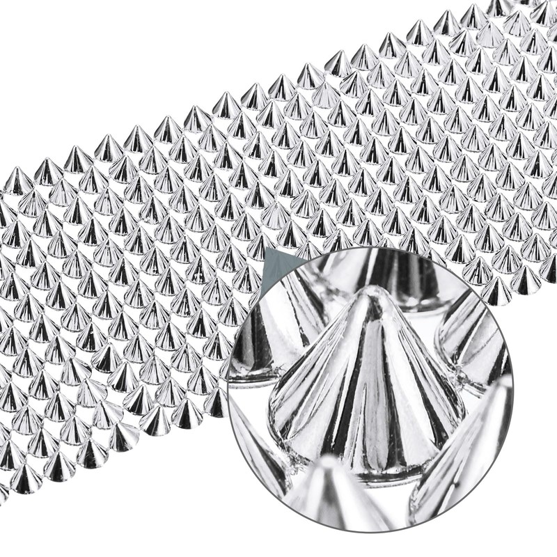 sourcing map 1 Yard Sew Stitch on Cone Spikes Studs,